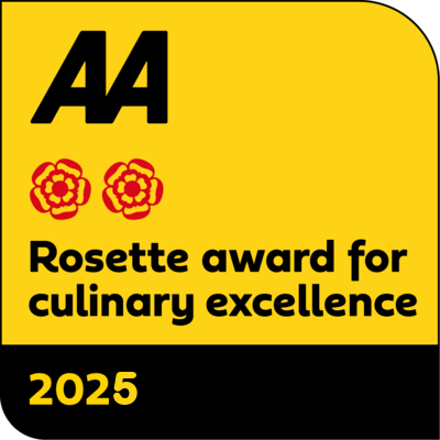 AA 2 Rosette award for culinary excellence, 2025